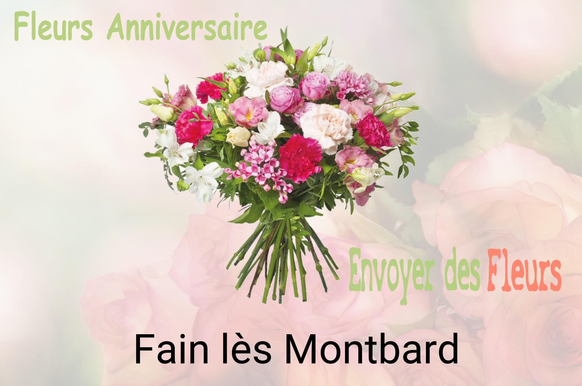 Bouquet de fleurs d’anniversaire livré à Fain-lès-Montbard