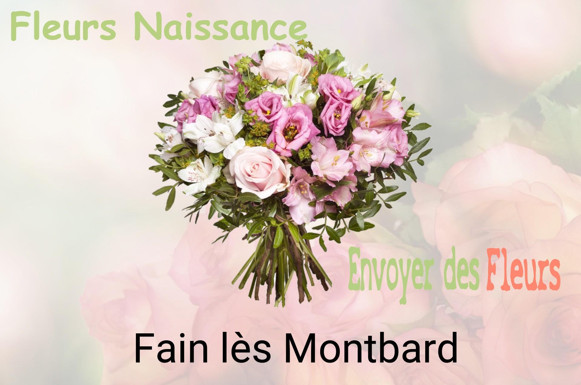 Bouquet de fleurs de naissance livré à Fain-lès-Montbard