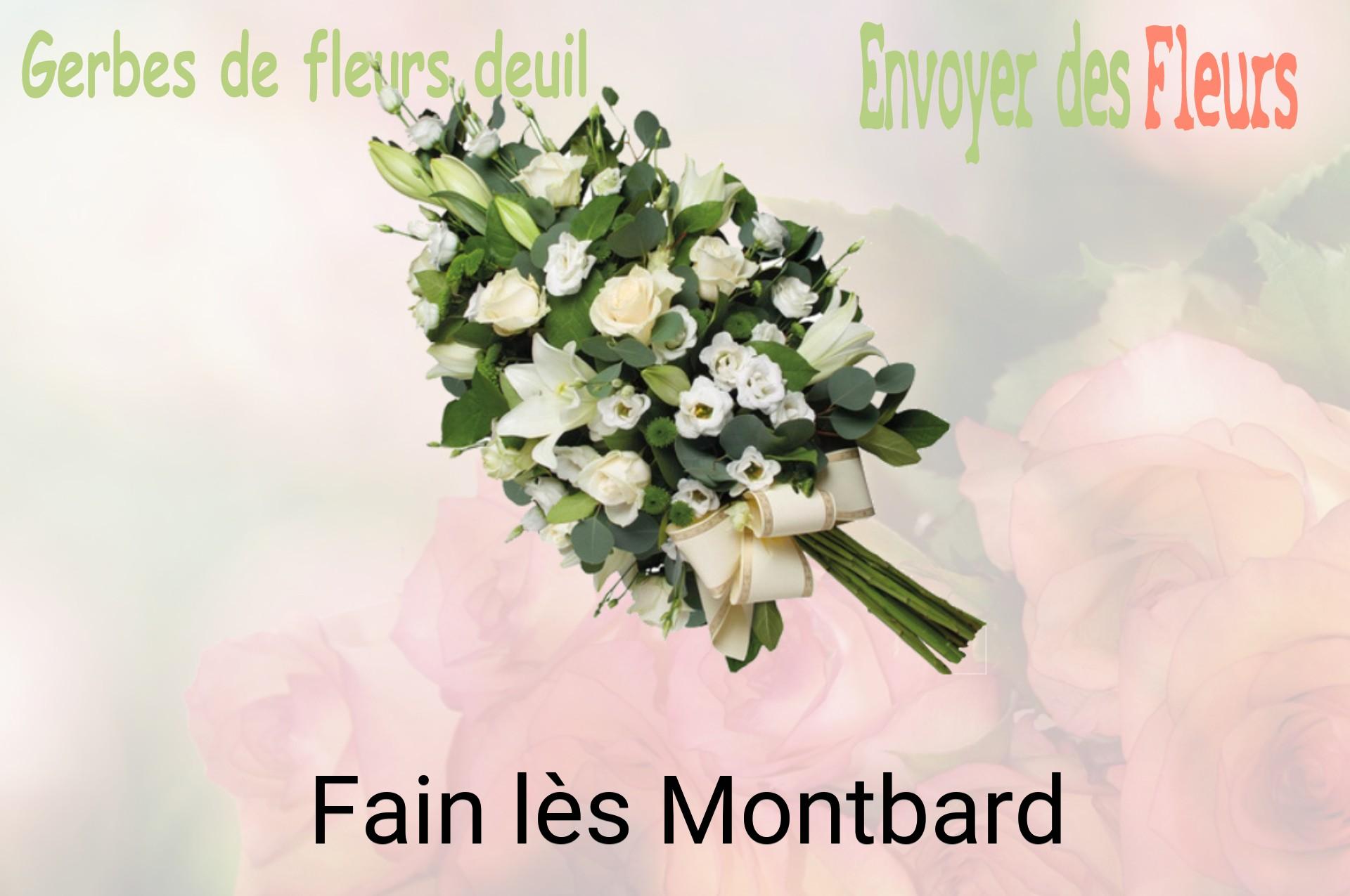 Gerbe de fleurs de deuil livrée à Fain-lès-Montbard