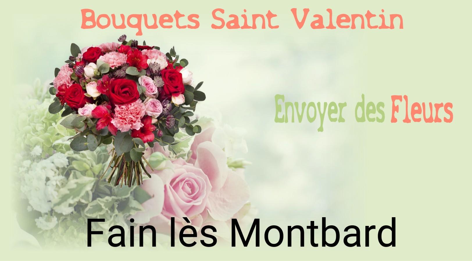 Roses de Saint-Valentin livrées à Fain-lès-Montbard